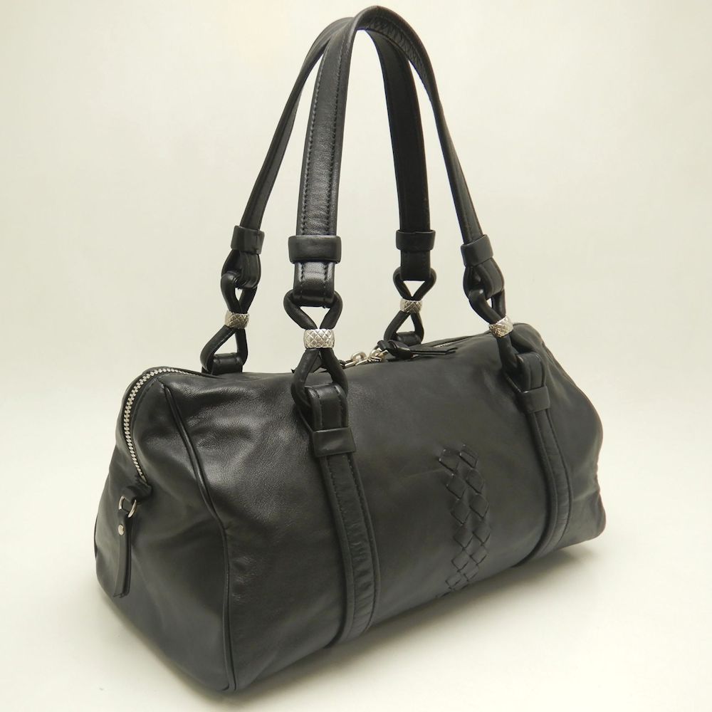 BOTTEGAVENETA ボッテガヴェネタ ミニボストンバッグ ラムスキン