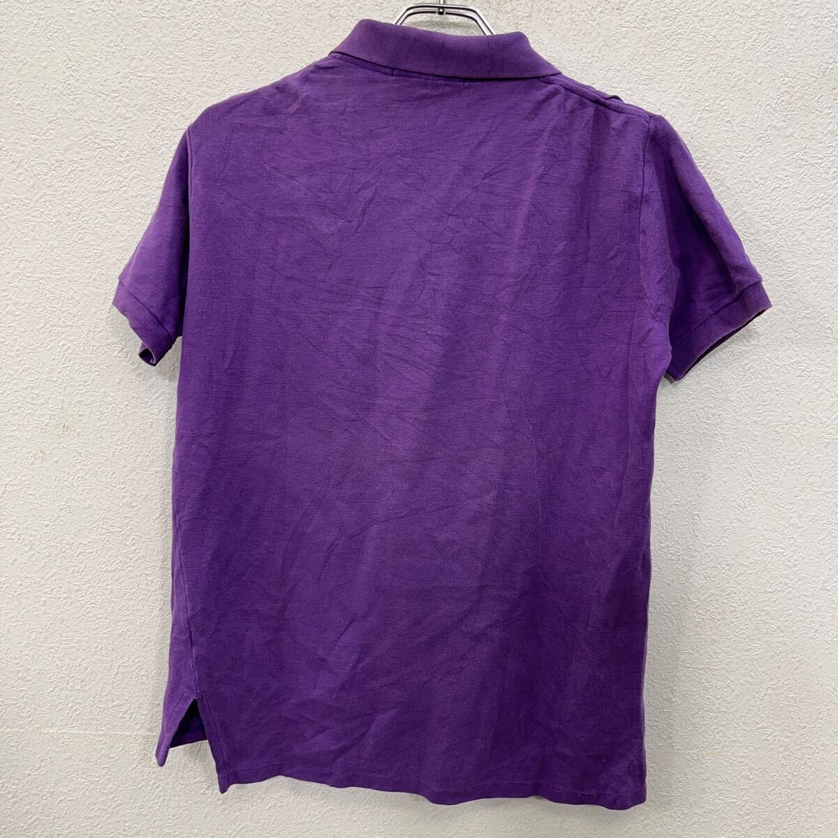 ポロ　ラルフローレン　ポロシャツ　紫　l 90's~ Polo by Ralph Lauren Polo Shirt 90年代 00年代 ポロ