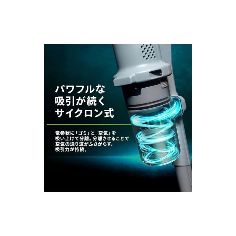 アイリスオーヤマ スティッククリーナー グレー AZSCD-185PM-H 61GOCWsXOvL._UF350,350_QL80_.jpg