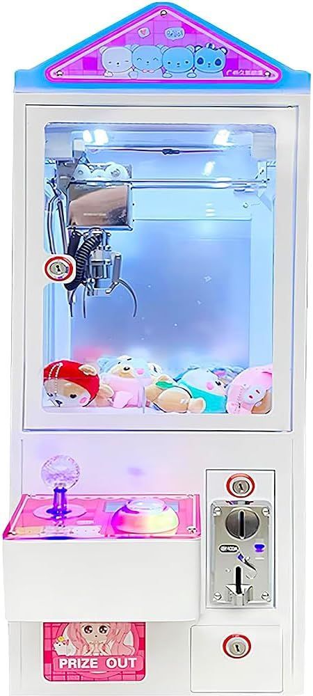 新登場 小型クレーンゲーム WA-2304 三本爪アーム 業務用 クレーンゲームマシン 省スペース コンパクト 自宅 本体