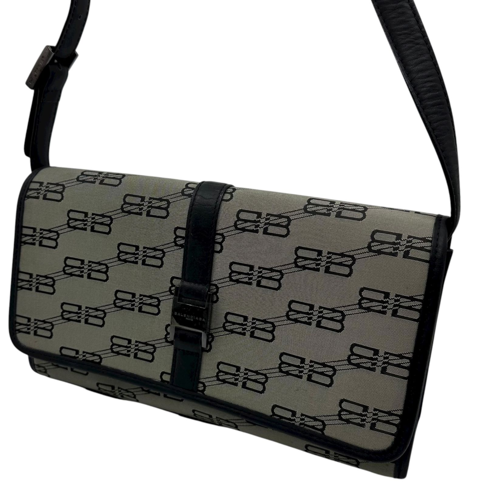 BALENCIAGA バレンシアガ ヴィンテージ ショルダーバッグ 総柄 【公式 