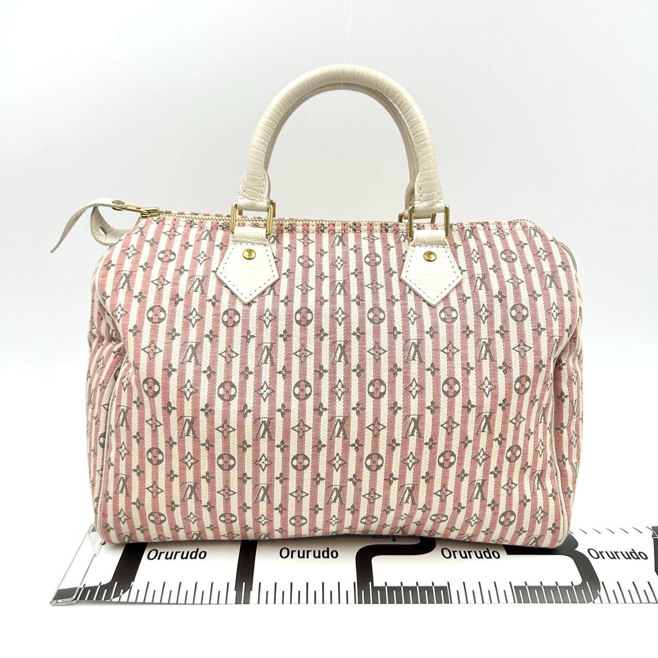 LOUIS VUITTON 品 ミニラン クロワゼット スピーディ 30 カデナ付き C1234