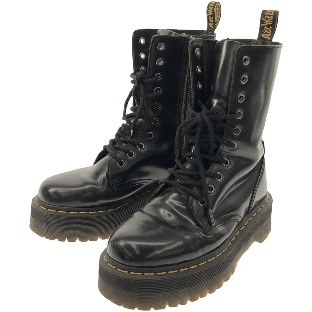 Dr.Martens ドクターマーチン JADON HI 10ホールブーツ ブラック UK5 - メルカリ