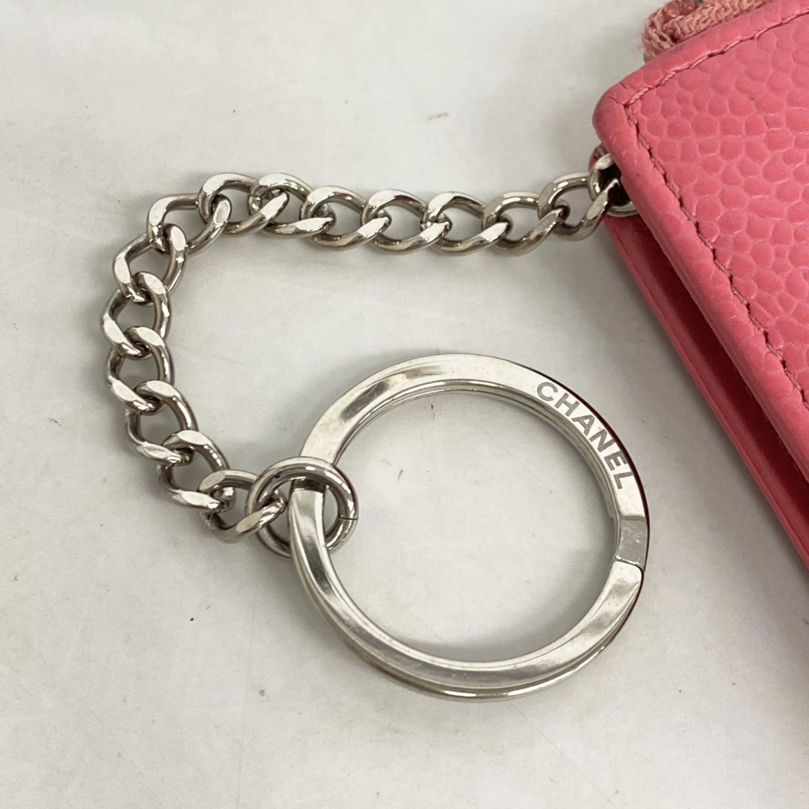魅了の濃いピンク_CHANEL_カードケース_コイン_財布_キャビア シャネル(Chanel) シャネル 財布・コインケース キャビアスキン