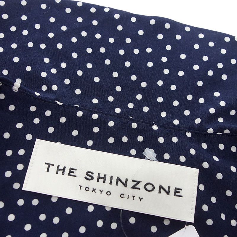 「THE SHINZONE」 長袖シャツ 36 ネイビー レディース THE SHINZONE 「THE SHINZONE」 長袖シャツ 36 ネイビー