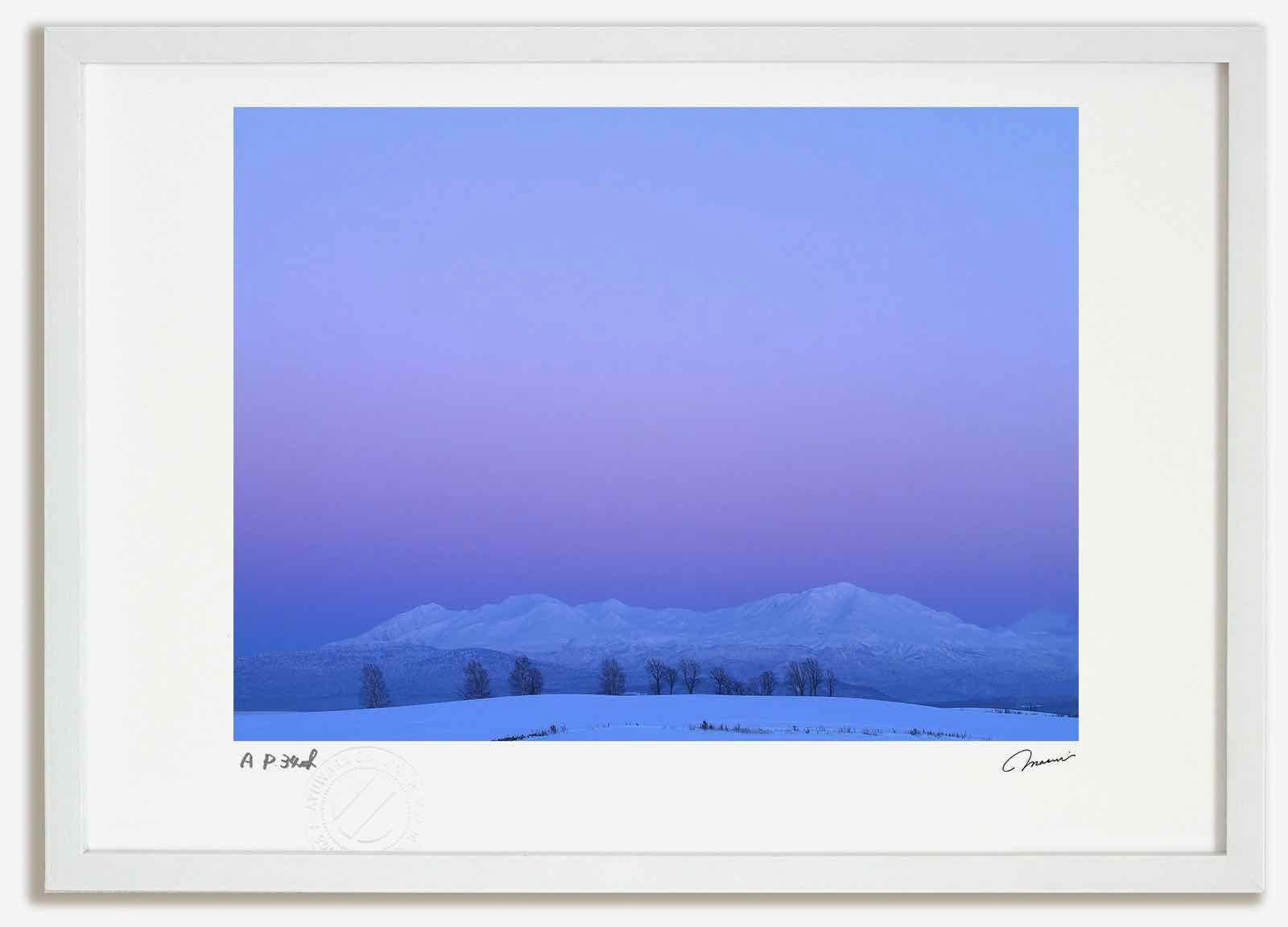 ☆坂本直行☆「 秋の日高連峰」シルクスクリーン　大衣サイズ　未使用！ ☆坂本直行☆「 秋の日高連峰」シルクスクリーン 大衣サイズ 未使用！ ☆