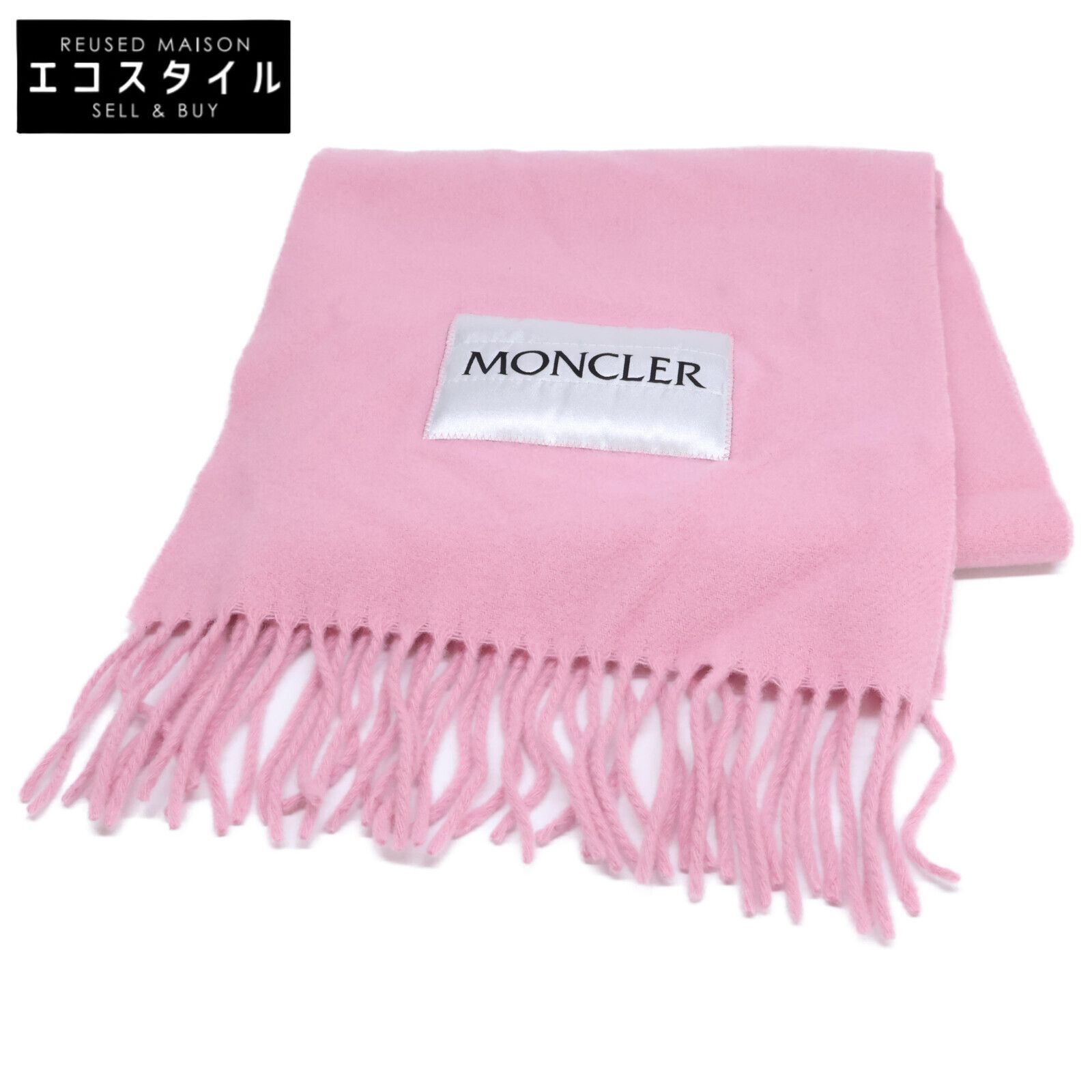 MONCLER モンクレール 21年 G20933C00025 595MA SCARF ウール フリンジ