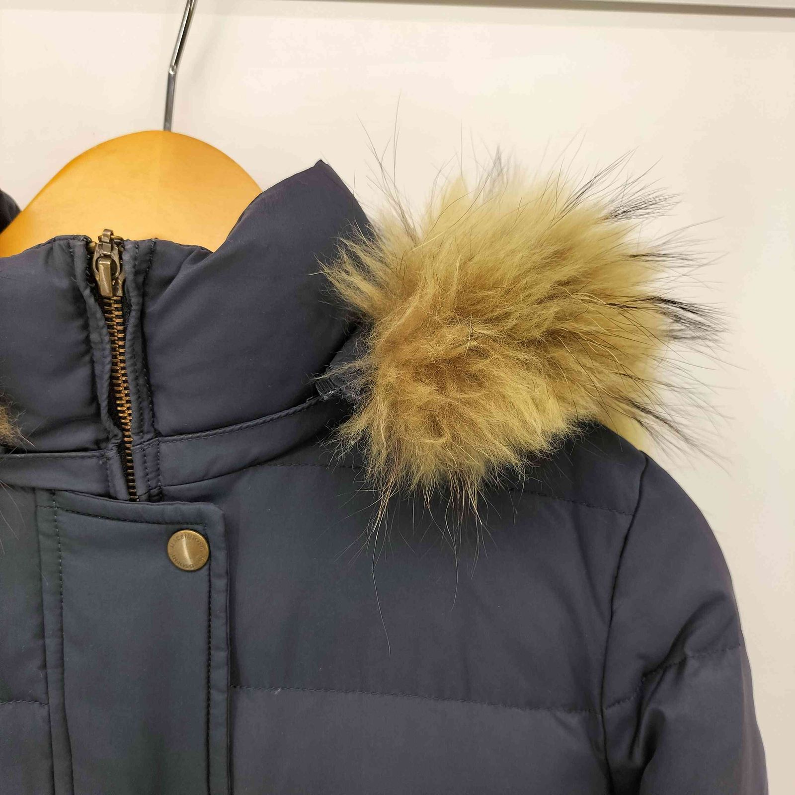 【極美品】マッキントッシュフィロソフィー ラクーンファー ダウンコート　M〜L MACKINTOSH PHILOSOPHY（マッキントッシュフィロソフィー