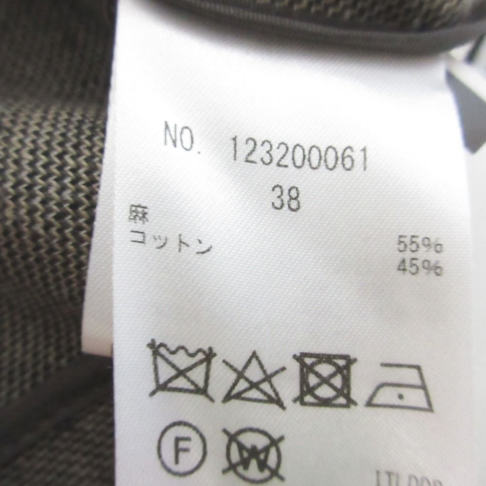 SACRA 23SS LINEN COTTON CHAMBRAY GILET