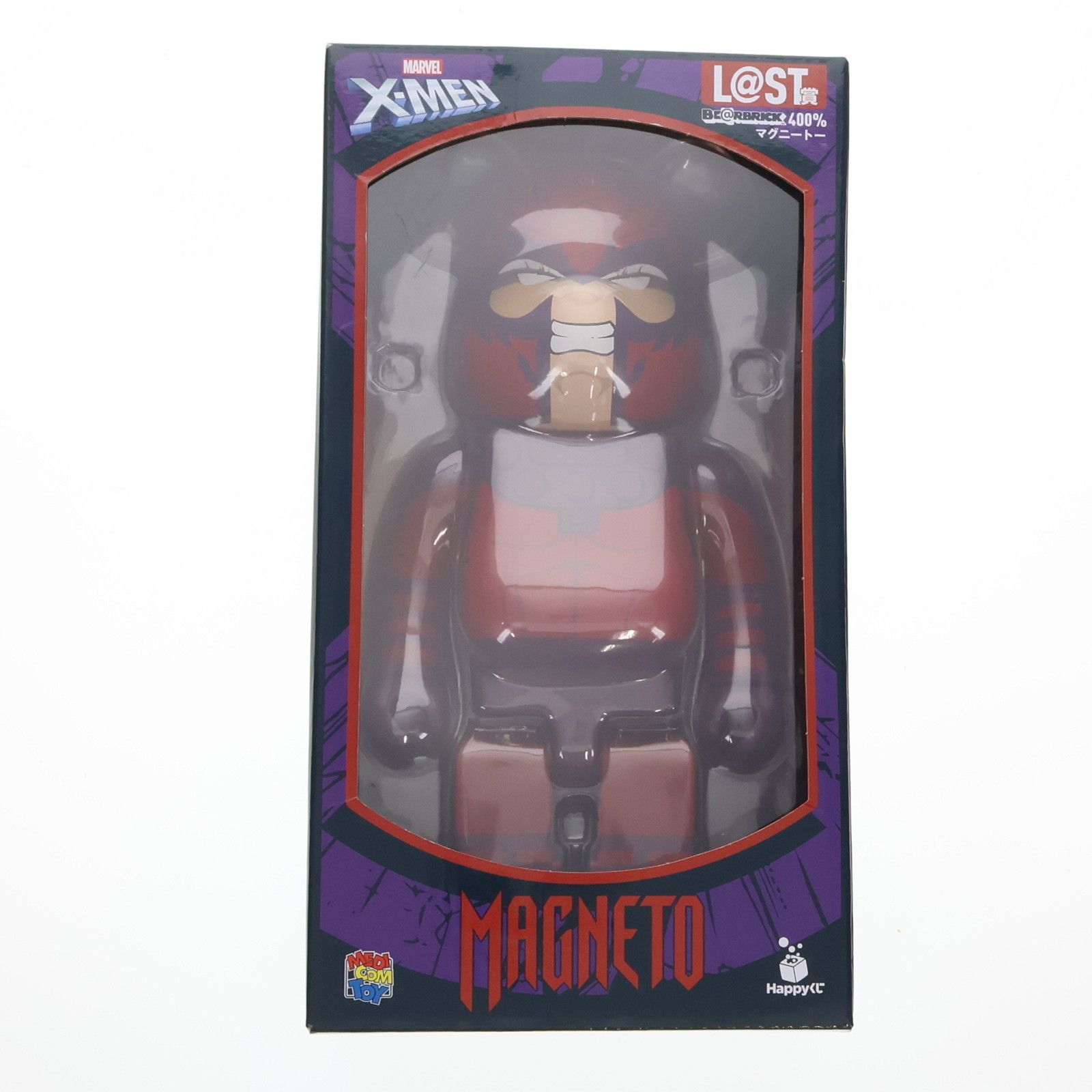 HAPPYくじ　LAST賞　ベアブリックマグニート　エックスメン MARVEL - Happyくじ X-MEN BE@RBRICK 100%&400%マグニートーの