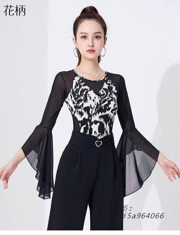 ラテン　黒のワンピース型ドレス ラテン 黒のワンピース型ドレス ラテン 黒のワンピース型ドレス 【公式