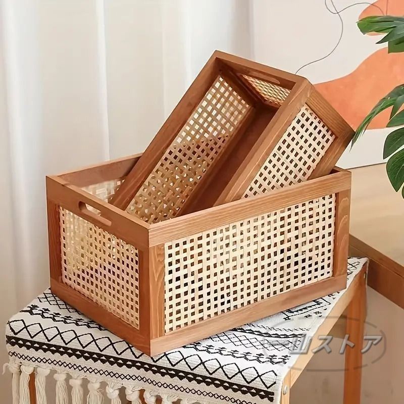 美品 モロッコ ジュート 手編み 収納ボックス インテリア 美品 モロッコ ジュート 手編み 収納ボックス インテリア