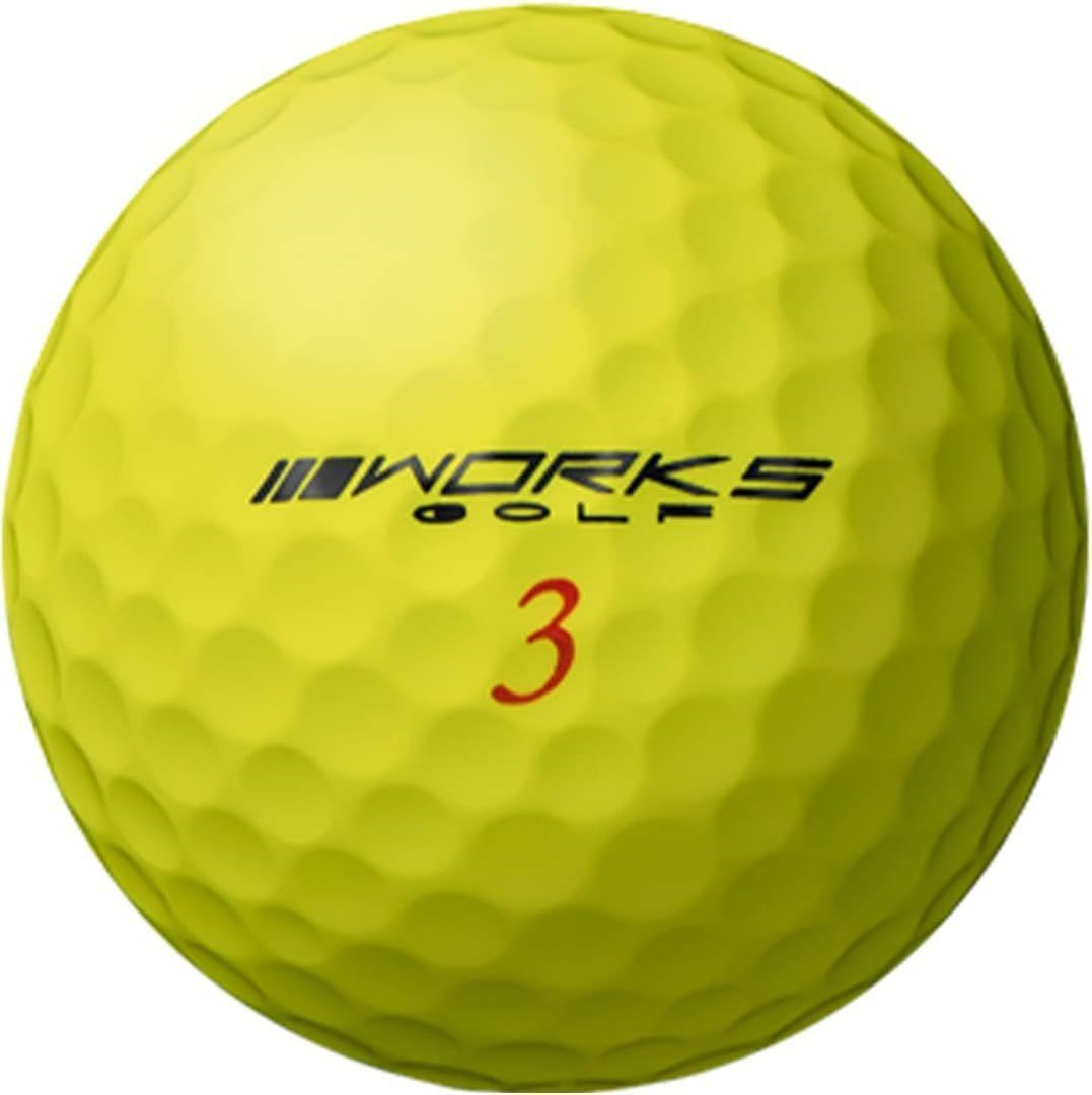 新品 WORKS GOLF ワークスゴルフ ゴルフボール 飛匠レッドラベル極