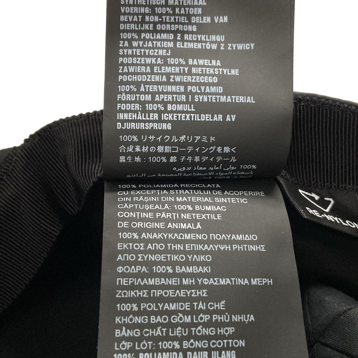 プラダ Re Nylon ベースボールキャップ ブラック S プラダ PRADA Re-Nylon ベースボール S 2HC274 キャップ