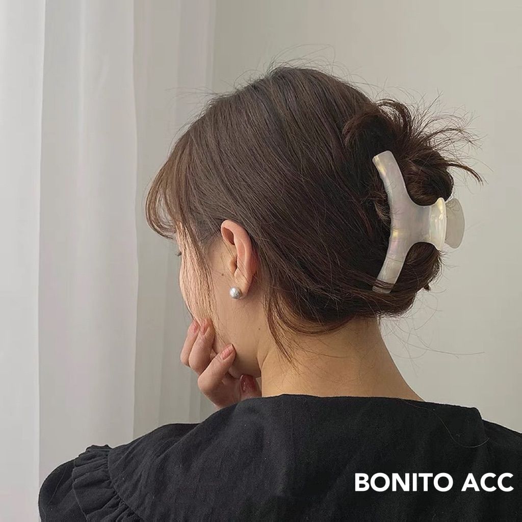 韓国 ヘアクリップ 10センチ - ヘアアクセサリー