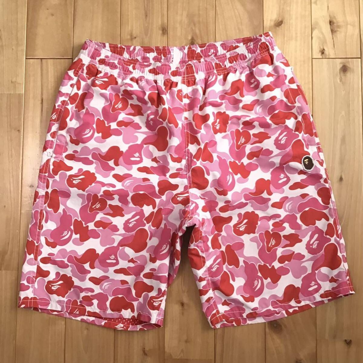 BAPE ABC camo pink Beach shorts Lサイズ a bathing ape エイプ