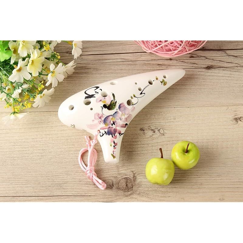 TNG オカリナ シングル 12穴 アルト C調 台湾製 AC 釉色 藤の花 Amazon | TNG オカリナ シングル 12穴 アルト C調 Ocarina 高級