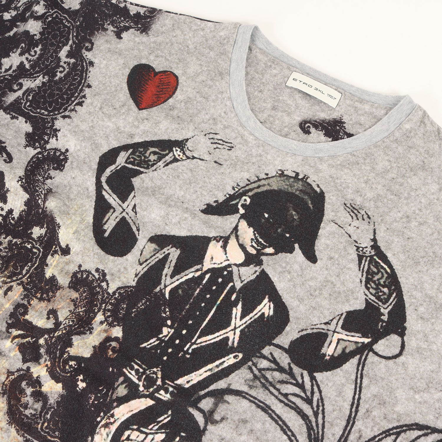 ETRO フロラルフリントクルネックTシャツ 1Y0209277 0200 POLO RALPH LAUREN ポロラルフローレン 半袖 Tシャツ メンズ