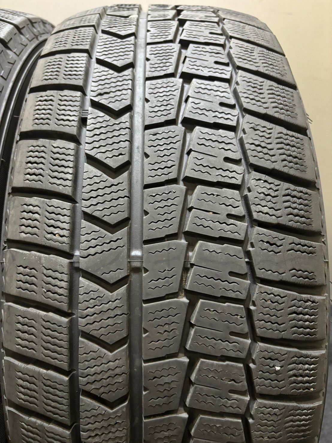 ★205/55R16 DUNLOP/WINTER MAXX WM02 21年製 スタッドレス 4本 ウィンターマックス プリウス インプレッサ カローラツーリング (4-G255)