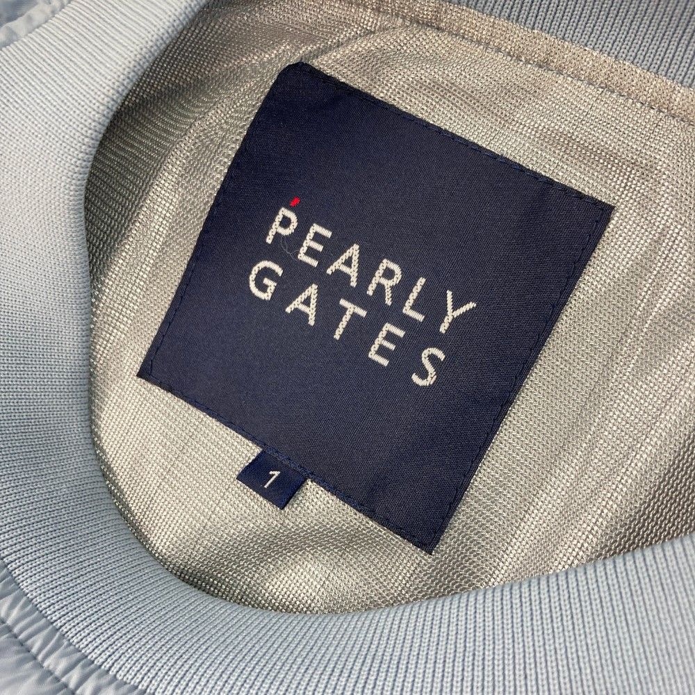 パーリーゲイツ】美品 スニード 切替 ニット ネイビー 2 レディース