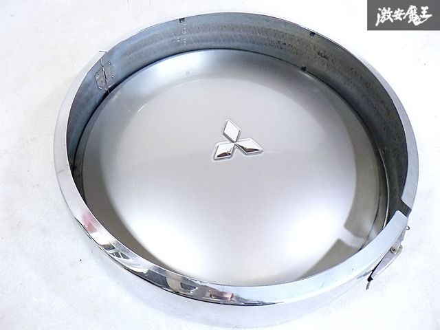 三菱 純正 H53A H58A パジェロミニ リア スペアタイヤカバー ケース 背面タイヤカバー メッキ 即納 棚A-4