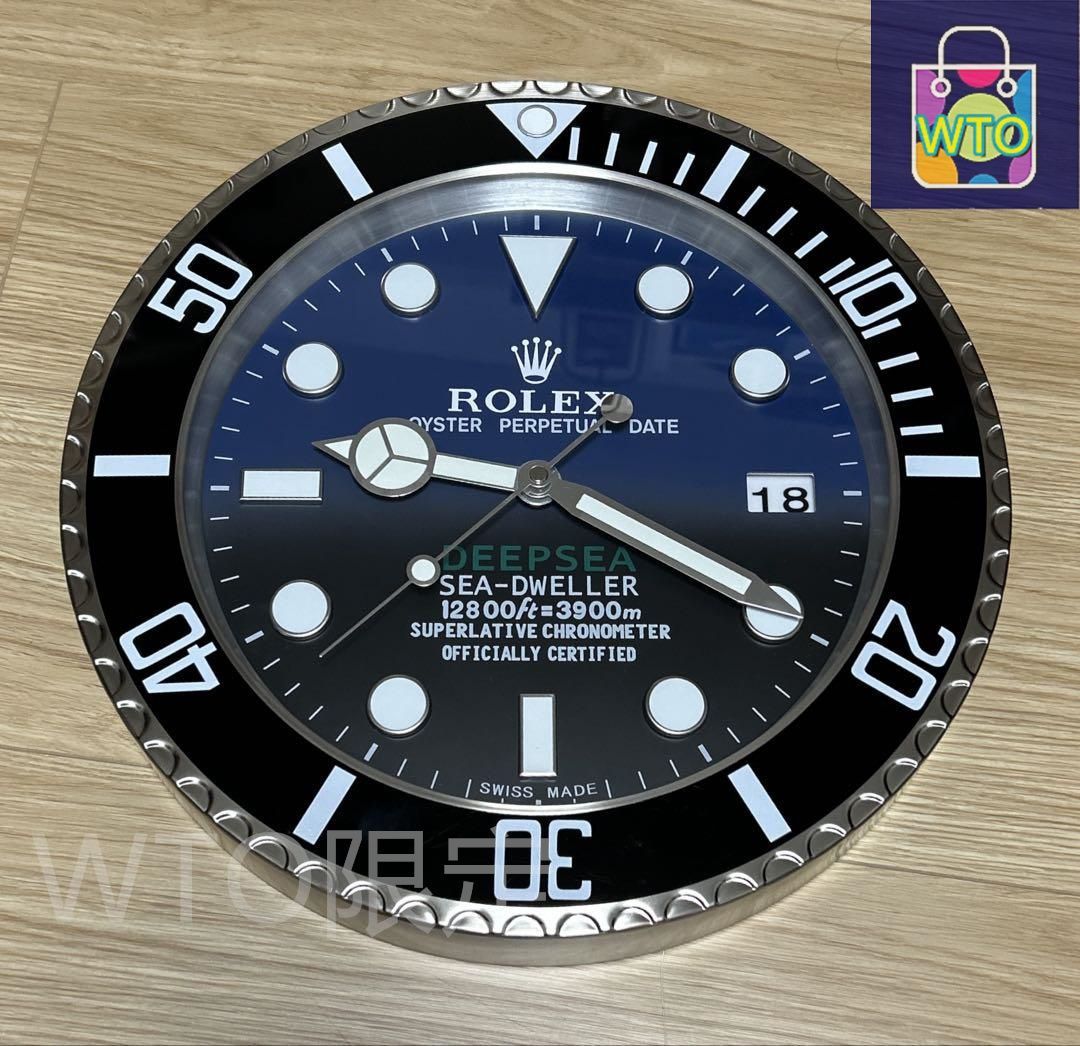 週末セール　ロレックス シードウェラーディープシー　壁掛け　置き時計　非売品 中古)ROLEX ロレックス シードゥエラー ディープシー 116660 D
