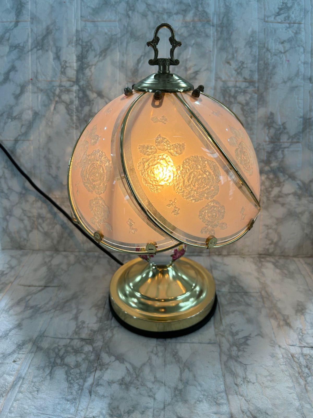 インテリア ランプ タッチセンサーライト 3段階調整 アンティーク 昭和