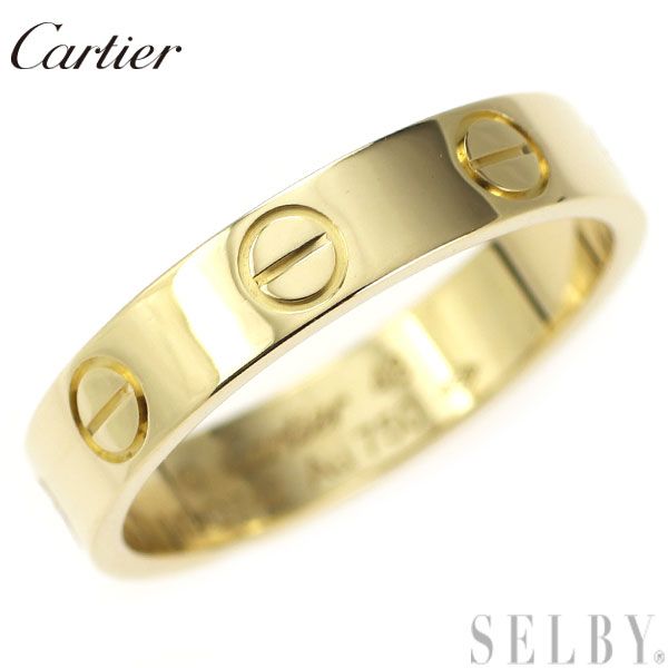 【超美品】Cartier カルティエ ミニラブ 750 K18YG リング 指輪レディース