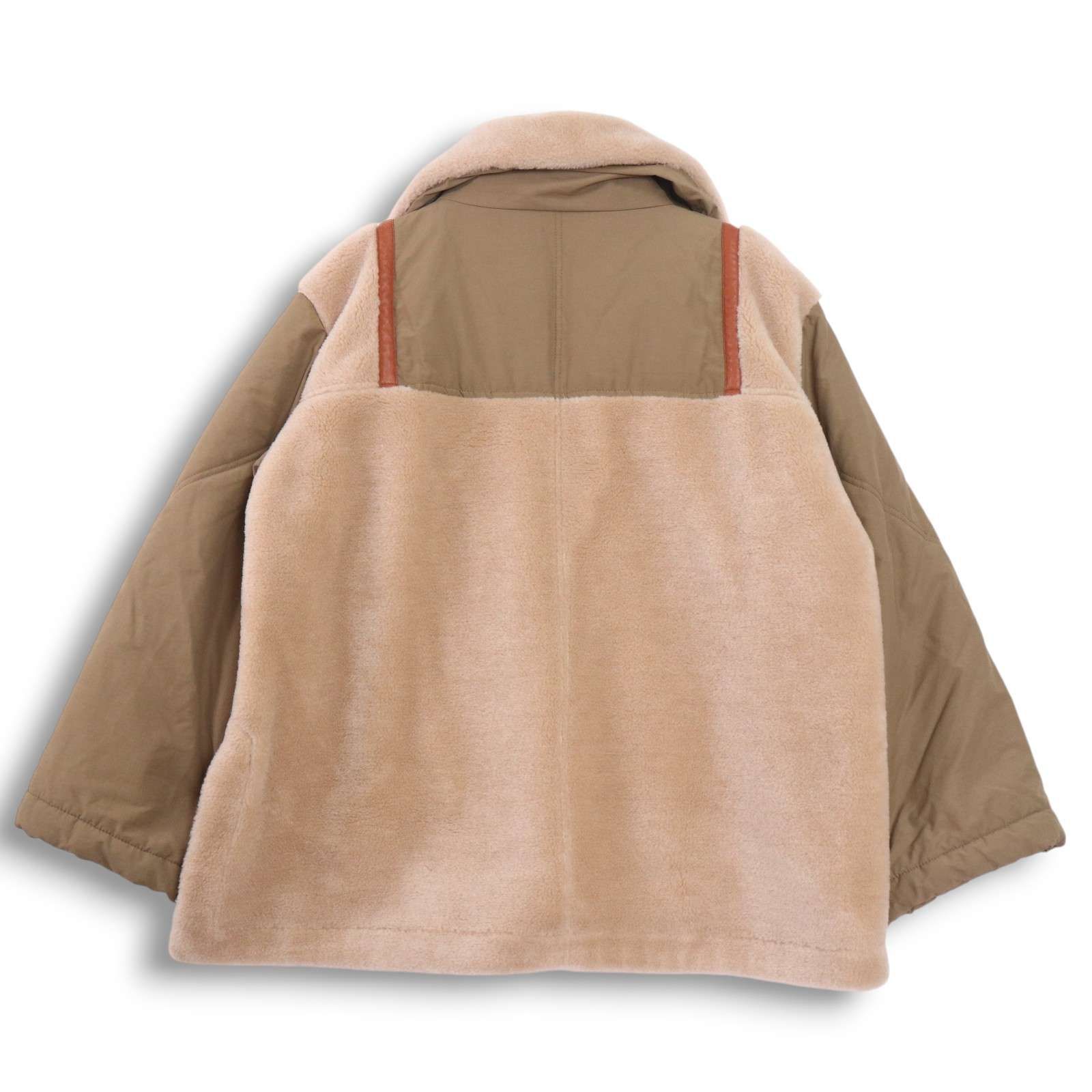 20AW★ muller of yoshiokubo ミュラー オブ ヨシオクボ 秋冬 ショート ボア ブルゾン ジャケット Sz.36 レディース 定7.5万 20AW☆ muller of yoshiokubo ミュラー オブ ヨシオクボ 秋冬 ショート