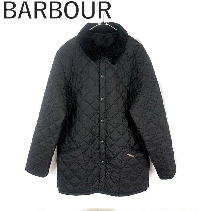 バブアー BARBOUR キルティングコート コーデュロイ アウター ジャケット ブラック 黒