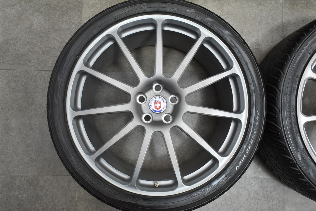 希少 アメ鍛 美品】HRE P43L 22in 10J +32 PCD120 ヨコハマ 285/35R22 