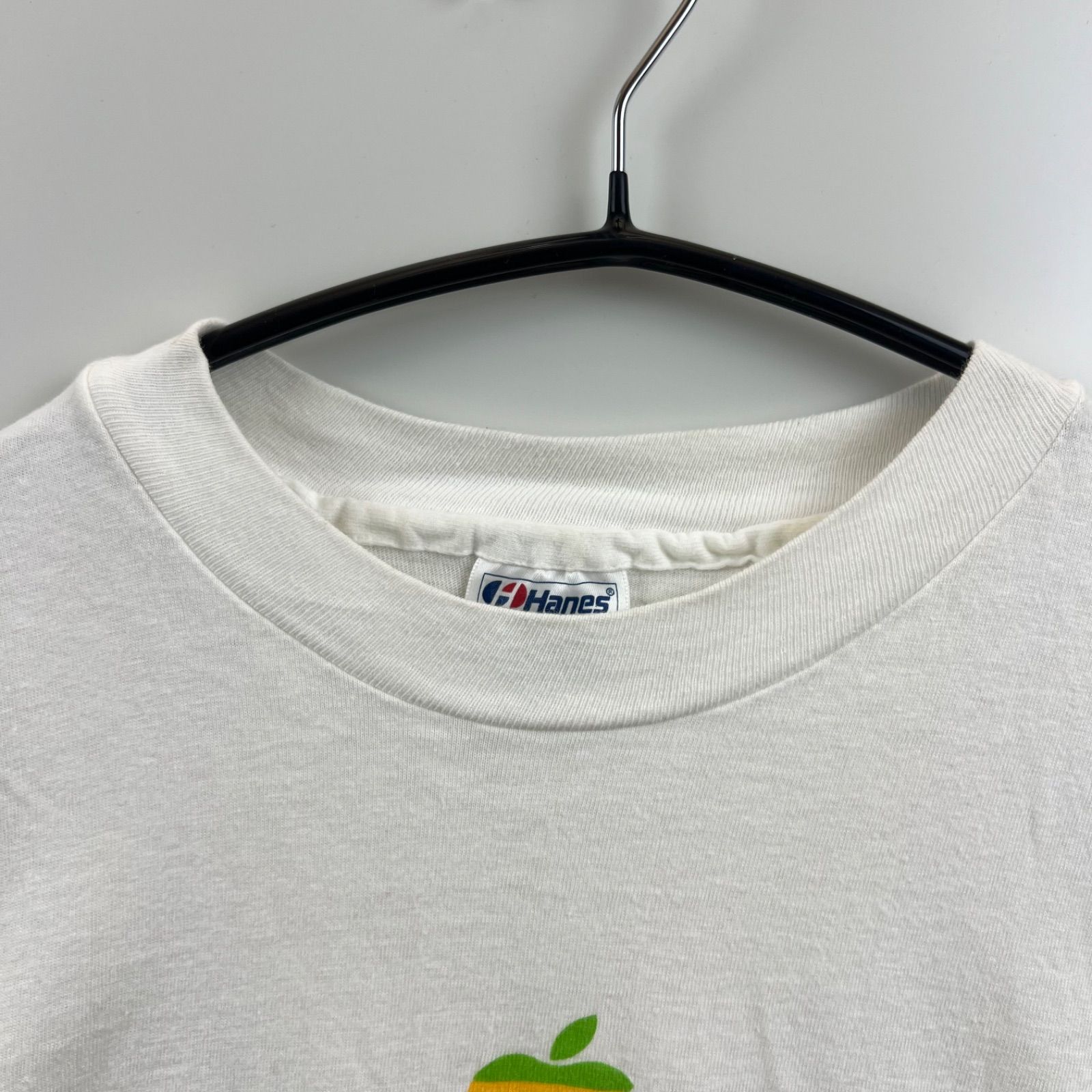 Hanes 80s USA vintage Apple The power to be your best Tee XL 