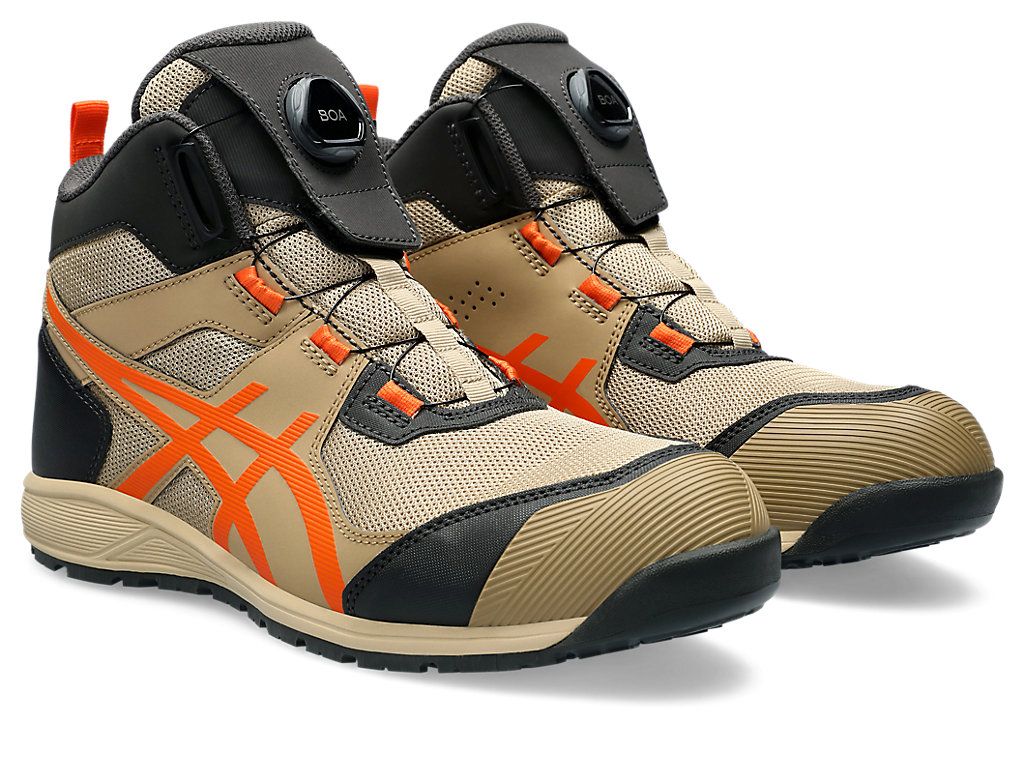 アシックス 安全靴 1271A056.200 ウィンジョブ CP214TS BOA 限定色 ウッドグレープ×ハバネロ asics 安全靴スニーカー