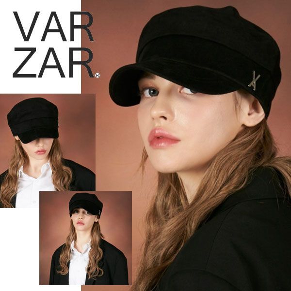 【韓国VARZAR バザール】VA スタッドウールコンボキャスケット VA スタッドウールコンボキャスケット/グレー - VARZAR | 60
