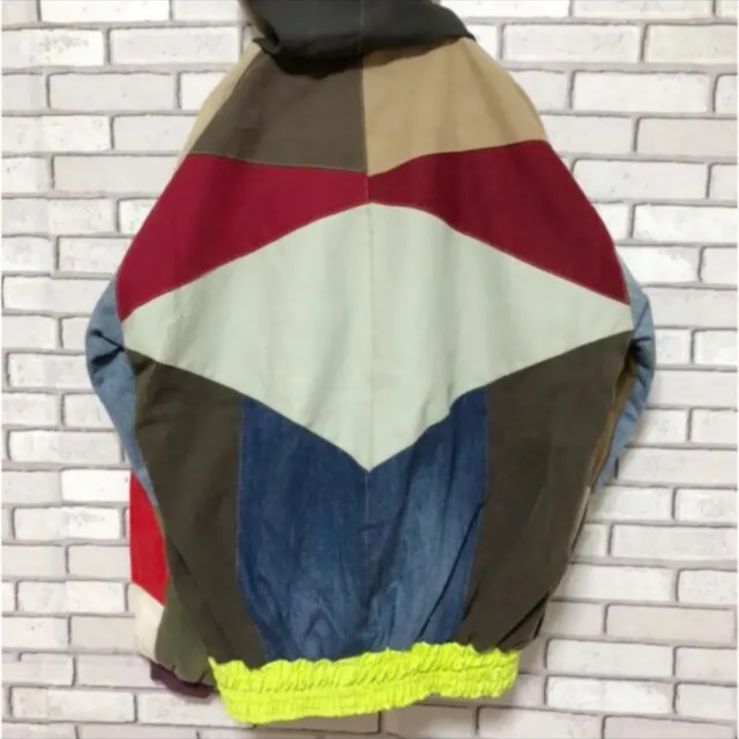 カーハート パッチワークジャケット リメイク マルチカラー 希少 古着 中古・古着通販】CarHartt (カーハート) リメイクパッチワーク