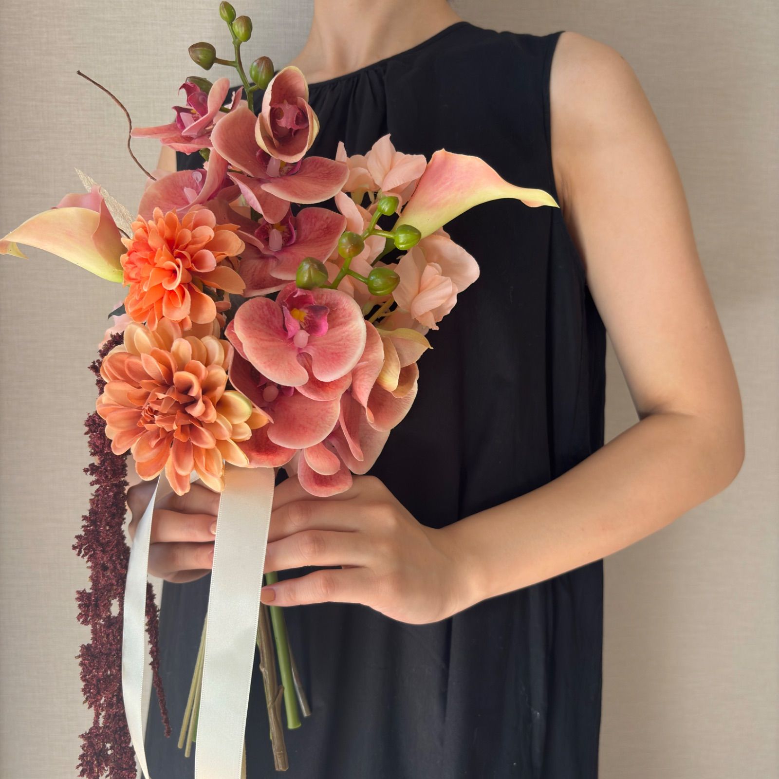 ブーケ ブートニア アーティシャルフラワー ウエディング 造花ブーケ