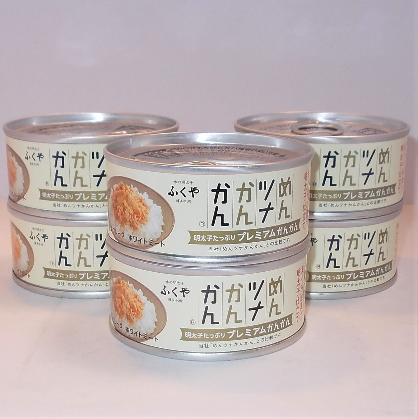 ふくやのめんツナかんかんプレミアム（９０ｇ）×６缶　メルカリ