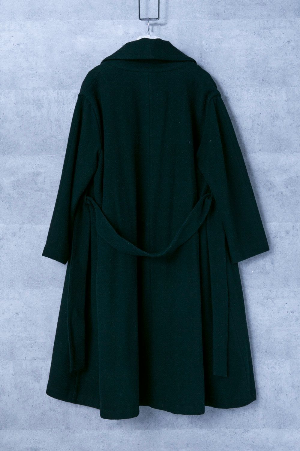 【CLANE】クラネ ショールカラーフレアコート CLANE - ショールカラーフレアコート - SHAWL COLLAR FLARE COAT BLACK