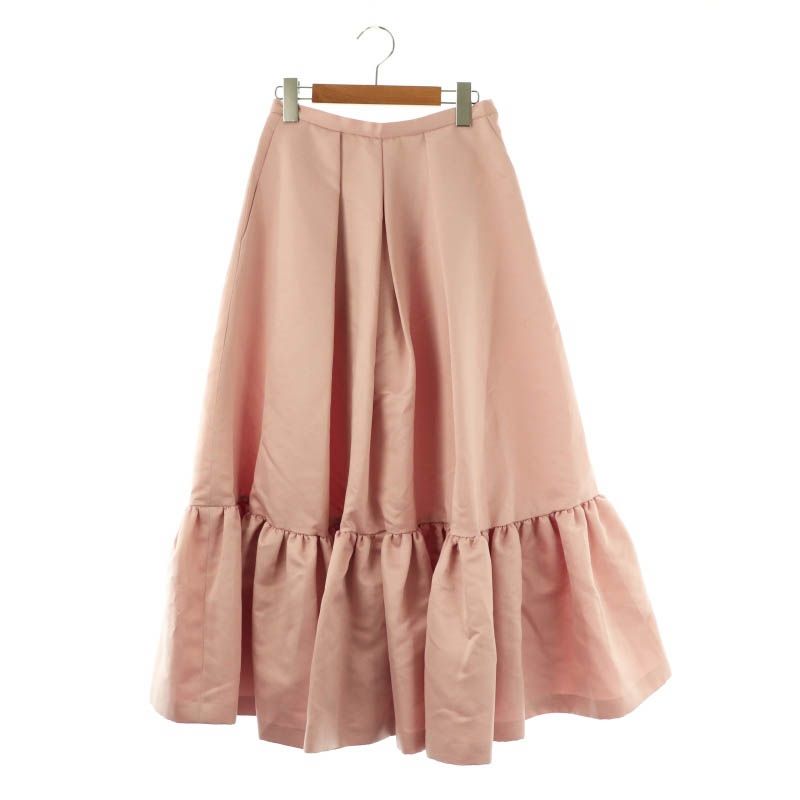 新品TSURU By MARIKO OIKAWA　Planet　フレアスカート Tsurubai Mariko Oikawa TSURU by Planet Satin Long Skirt Fuff