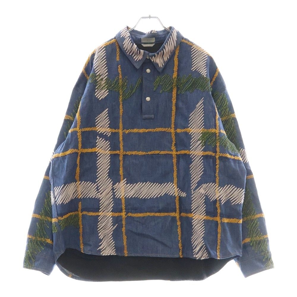 【国際ブランド】 DIOR デニム SHIRT LONGSLEEVE TEARS 23AW×DENIM (ディオール) トップス