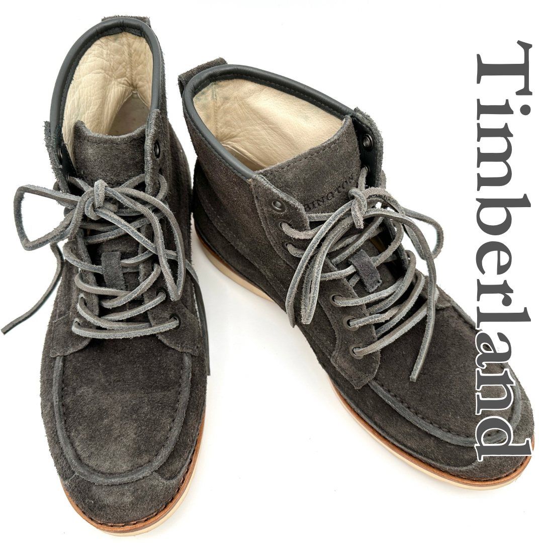 Timberland 7アイレット アビントンコレクション グレー 1826T
