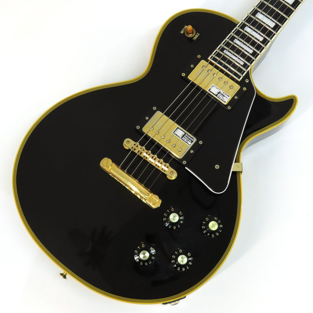 Edwards エドワーズ E-LP-113LTC ブラック レスポール カスタム エレキギター ※中古