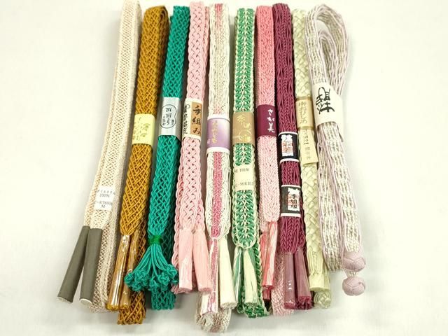 平和屋本店 夏物 和装小物 帯締め10本セット CXAA0324s5