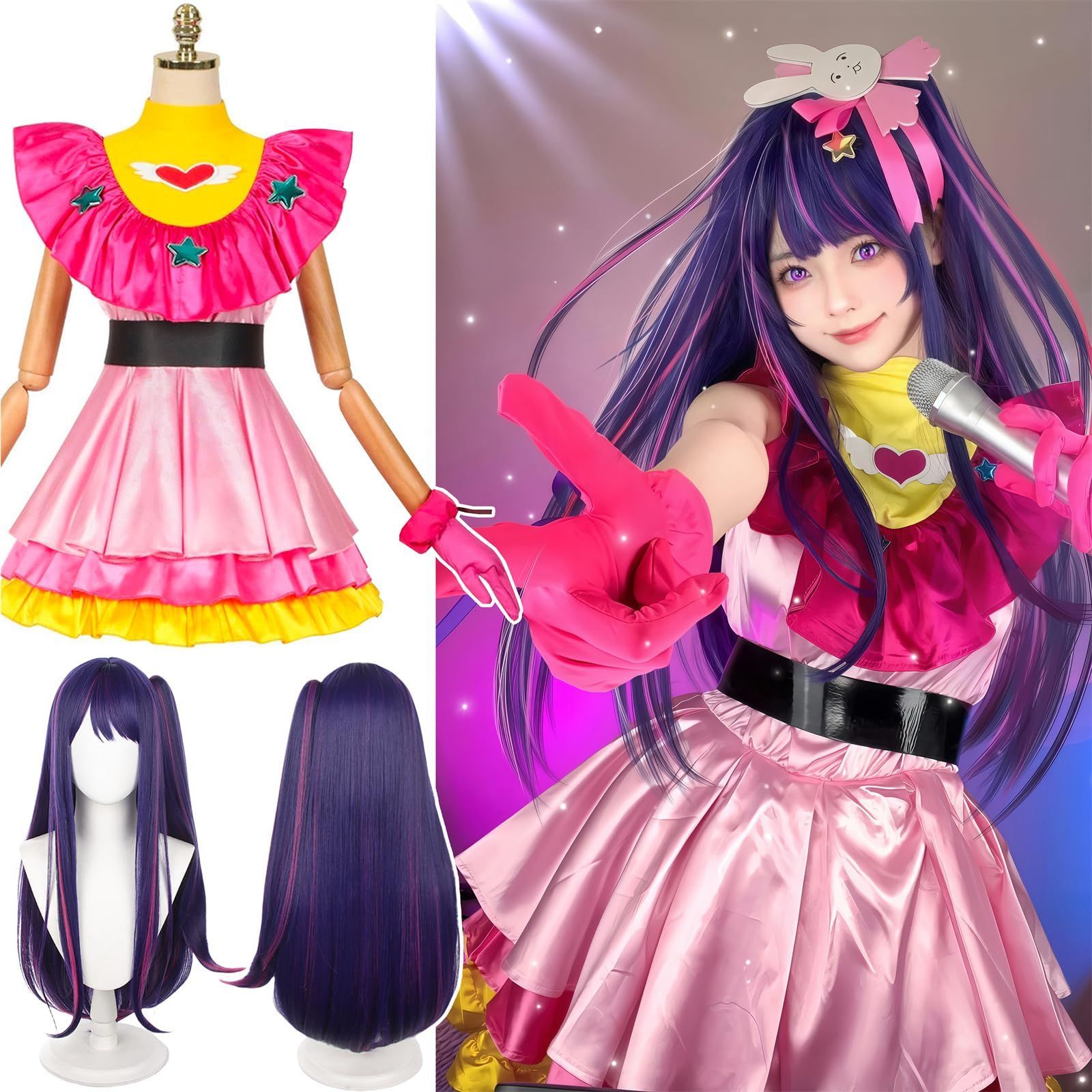 新品 [NOKIJP] 星野アイ コスプレ衣装 ワンピース ほしの あい