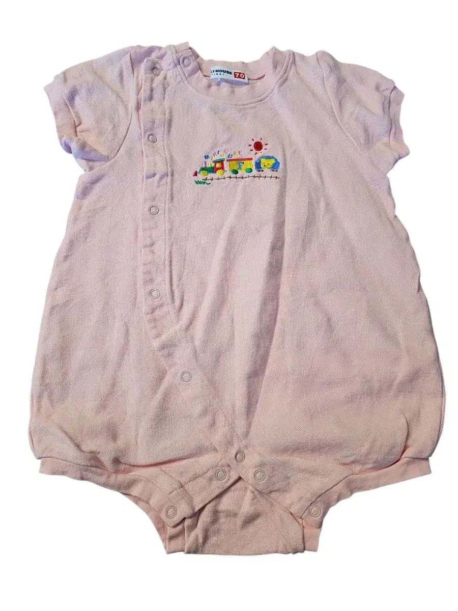 ミキハウス 半袖 スーツ ロンパー 70 (状態良好)