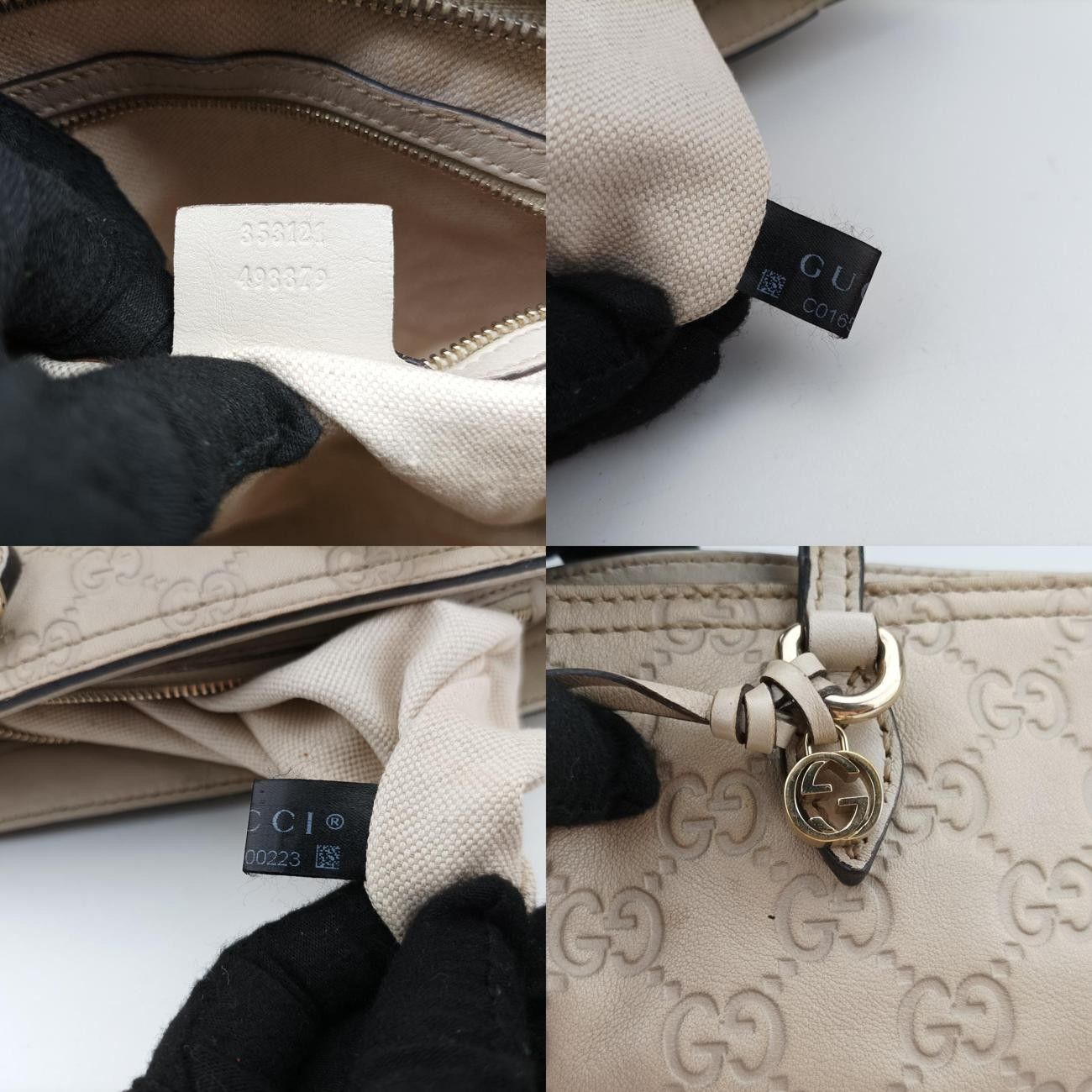 グッチGucciブリーベージュレザー353121C016500223