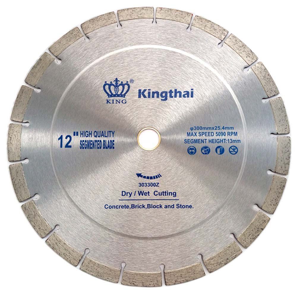 新品 Kingthai ダイヤモンドカッター セグメント 300mm 乾式