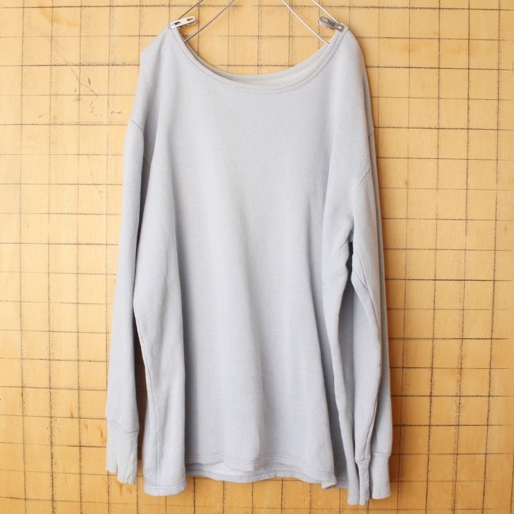 50s60s EURO スウェット ライトブルーL ユーロ ビンテージ ss6-安い 