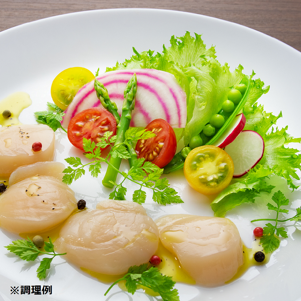 北海道産 【冷凍ほたて】お刺身用 贈答用 天然帆立貝柱5-6Sサイズ １kg-3
