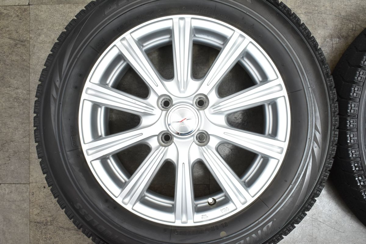 フレッシュな ホイールのみ販売 WEDS 15in 5.5J 42 PCD100 ブリヂストン 185 65R15 アクア ヴィッツ GB3 GB4 フリード フィット ノート キューブ 感慨深い